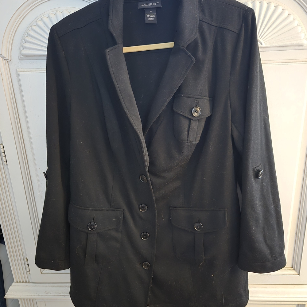 Lane Bryant Black Women's Blazer
